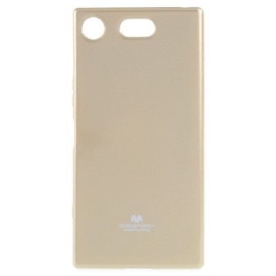 Sony Xperia XZ1 Compact Mercury zelta cieta silikona (TPU) apvalks / vacins.lv