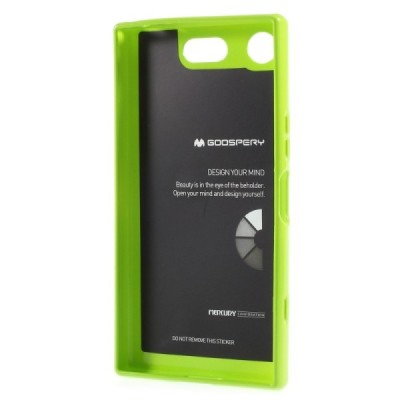 Sony Xperia XZ1 Compact Mercury zaļš cieta silikona (TPU) apvalks / Vacins.lv