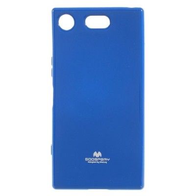 Sony Xperia XZ1 Compact Mercury zils cieta silikona (TPU) apvalks / vacins.lv