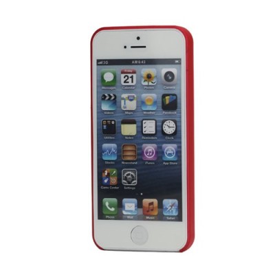 Ploniausias pasaulyje raudonas Apple iPhone SE (5, 5s) dėklas / Priedai.lt