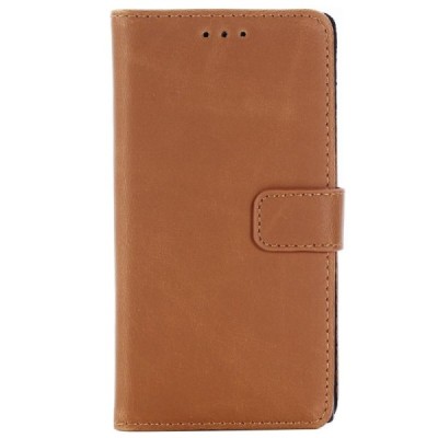 Sony Xperia XZ1 Compact atvēramais ādas brūns retro maciņš (maks) / Vacins.lv