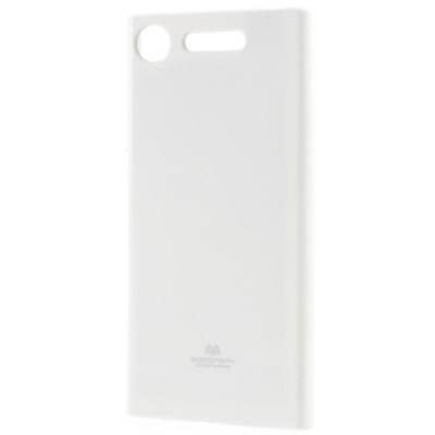 Sony Xperia XZ1 Mercury balts cieta silikona (TPU) apvalks / vacins.lv