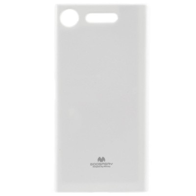 Sony Xperia XZ1 Mercury baltas kieto silikono TPU dėklas - nugarėlė / Priedai.lt