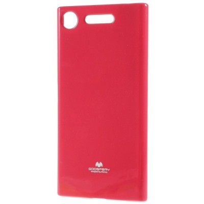 Sony Xperia XZ1 Mercury tumši rozs cieta silikona (TPU) apvalks / vacins.lv