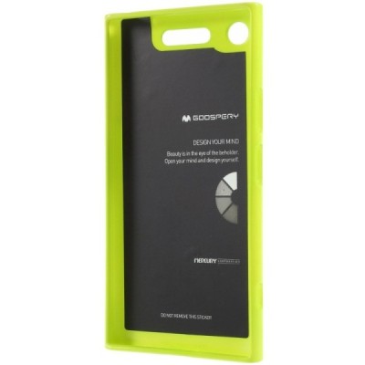 Sony Xperia XZ1 Mercury žalias kieto silikono TPU dėklas - nugarėlė / Priedai.lt