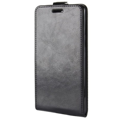 Nokia 8 klasisks ādas vertikāli atvēramais melns maciņš / Vacins.lv