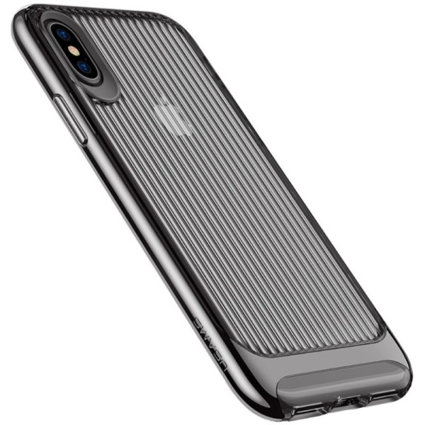 „Usams“ Senior dzidrs apvalks - melns (iPhone X / Xs)