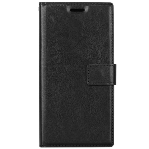Atverčiamas dėklas, knygutė - juodas (Xperia XZ1)