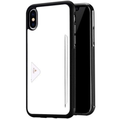 Apple iPhone X (iPhone Xs) „Dux Ducis“ Pocard melns silikons apvalks / vacins.lv