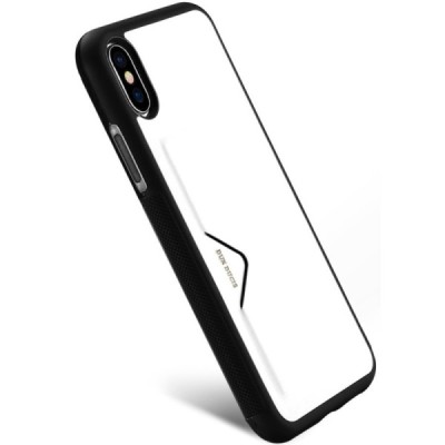 Apple iPhone X (iPhone Xs) „Dux Ducis“ Pocard melns silikons apvalks / vacins.lv