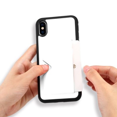 Apple iPhone X (iPhone Xs) „Dux Ducis“ Pocard melns silikons apvalks / vacins.lv