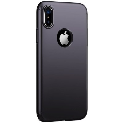 Melns „JOYROOM“ Beetles plastmāsas Apple iPhone X (iPhone Xs) apvalks / Vacins.lv