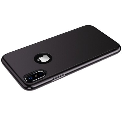 Melns „JOYROOM“ Beetles plastmāsas Apple iPhone X (iPhone Xs) apvalks / Vacins.lv