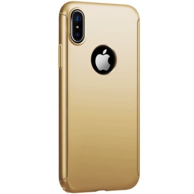 Zelta „JOYROOM“ Beetles plastmāsas Apple iPhone X (iPhone Xs) apvalks / Vacins.lv