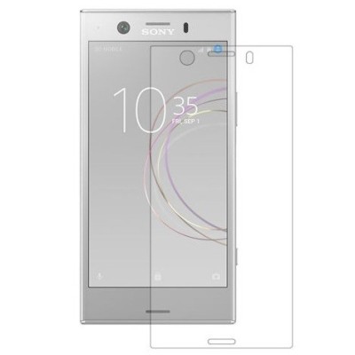 Sony Xperia XZ1 Compact „Calans“ 9H Tempered Glass sustiprintos apsaugos skaidrus pilnai dengiantis apsauginis ekrano stiklas 0,