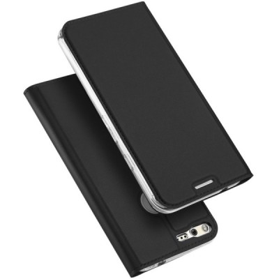 Google Pixel XL „Dux Ducis“ Skin sērijas melns ādas atvērams maciņš / Vacins.lv