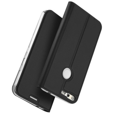 Google Pixel XL „Dux Ducis“ Skin sērijas melns ādas atvērams maciņš / Vacins.lv