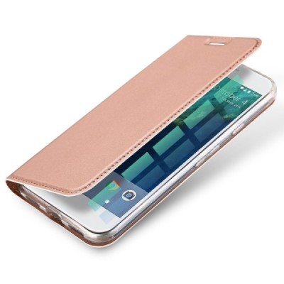 Google Pixel XL „Dux Ducis“ Skin sērijas rozs ādas atvērams maciņš / Vacins.lv