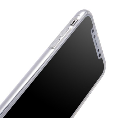 SULADA Diamond Apple iPhone X (iPhone Xs) skaidrus kieto silikono dėklas / Priedai.lt