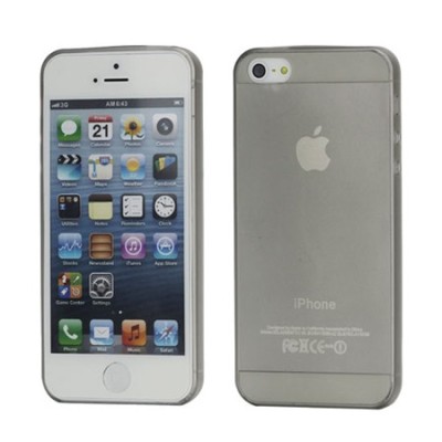 Ploniausias pasaulyje pilkas Apple iPhone SE (5, 5s) dėklas / Priedai.lt