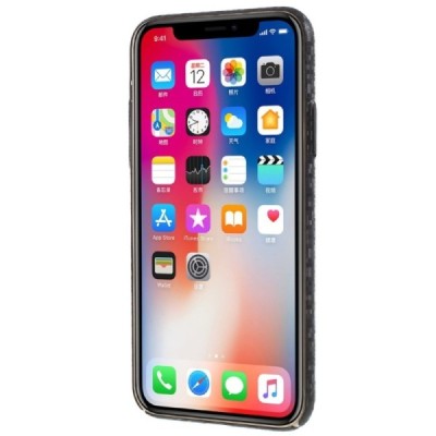 Apple iPhone X (iPhone Xs) Disco plastikinis juodas dėklas - nugarėlė / Priedai.lt