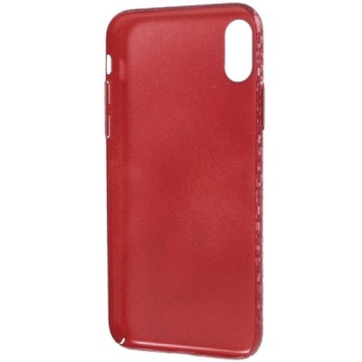 Apple iPhone X (iPhone Xs) Disco plastmasas sarkans apvalks / vacins.lv