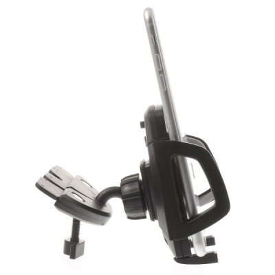 „CD Slot“ universāls autoturētājs - melns / Vacins.lv