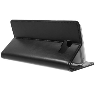 Mercury Blue Moon Samsung Galaxy A5 (2016) A510 atvērams melns ādas maciņš / Vacins.lv