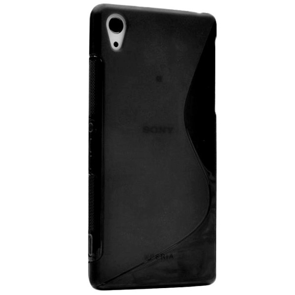 „S-Line“ kieto silikono (TPU) dėklas - juodas (Xperia Z1)