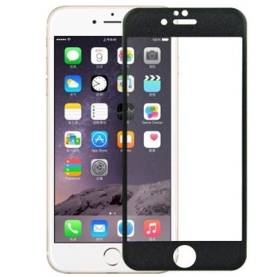 Apple iPhone 6 ir Apple iPhone 6S „3D Rewan“ 9H Tempered Glass sustiprintos apsaugos juodas pilnai dengiantis apsauginis ekrano 