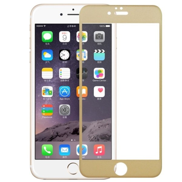 „3D Rewan“ Tempered Glass ekrāna aizsargstikls 0.26 mm - zelta (iPhone 6 / 6S)
