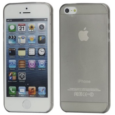 Ploniausias pasaulyje pilkas Apple iPhone SE (5, 5s) dėklas / Priedai.lt