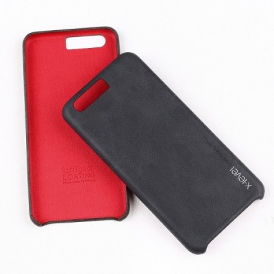 „X-Level“ Vintage Classic serijos Huawei P10 juodas odinis dėklas - nugarėlė / Priedai.lt