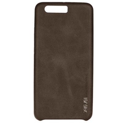 „X-Level“ Vintage Classic serijos Huawei P10 tamsiai rudas odinis dėklas - nugarėlė / Priedai.lt