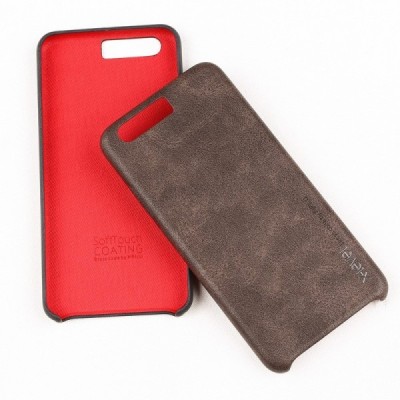 „X-Level“ Vintage Classic serijos Huawei P10 tamsiai rudas odinis dėklas - nugarėlė / Priedai.lt