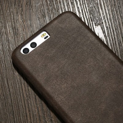 „X-Level“ Vintage Classic serijos Huawei P10 tamsiai rudas odinis dėklas - nugarėlė / Priedai.lt