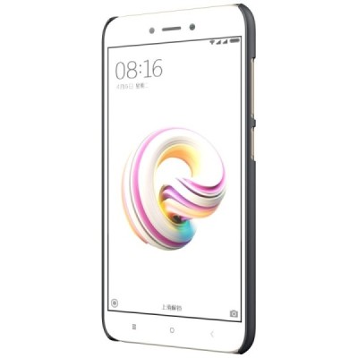 Xiaomi Redmi 5A Nillkin Frosted Shield juodas plastikinis dėklas / Priedai.lt