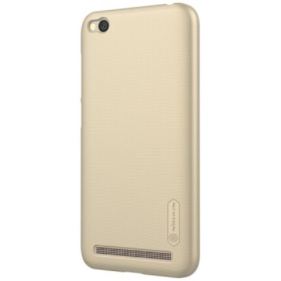 Xiaomi Redmi 5A Nillkin Frosted Shield zelta plastmasas apvalks / vacins.lv