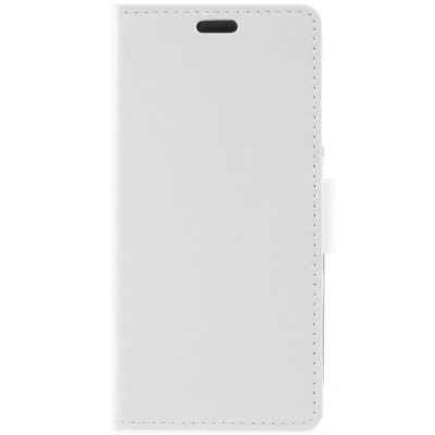 Xiaomi Redmi 5A atvēramais ādas balts maciņš, grāmata (maks) / Vacins.lv