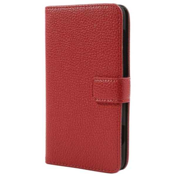 „Litchi“ atvēramais maciņš - sarkans (Lumia 625)