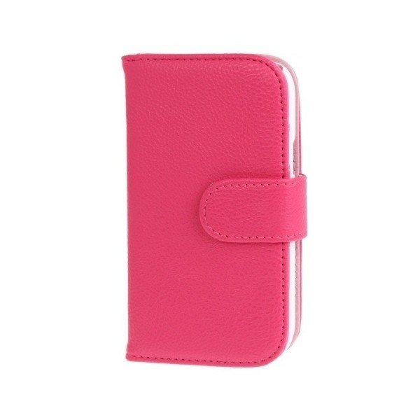 Atvērams maciņš - tumši rozs (Galaxy Trend Lite)