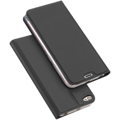 Xiaomi Redmi Note 5A (Y1) „Dux Ducis“ Skin sērijas melns ādas atvērams maciņš / Vacins.lv