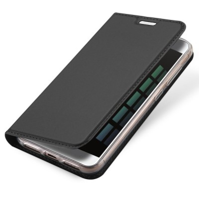 Xiaomi Redmi Note 5A (Y1) „Dux Ducis“ Skin sērijas melns ādas atvērams maciņš / Vacins.lv