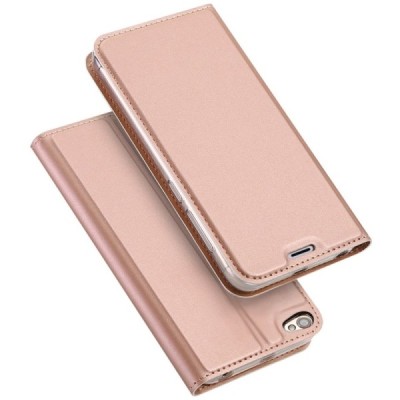 Xiaomi Redmi Note 5A (Y1) „Dux Ducis“ Skin sērijas rozs ādas atvērams maciņš / Vacins.lv