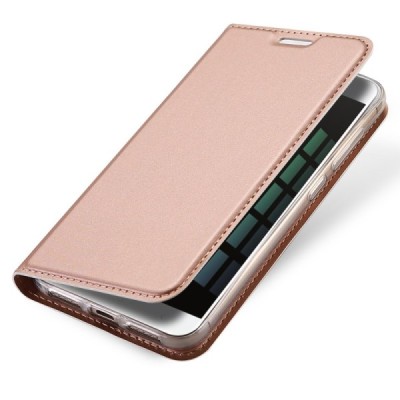 Xiaomi Redmi Note 5A (Y1) „Dux Ducis“ Skin sērijas rozs ādas atvērams maciņš / Vacins.lv