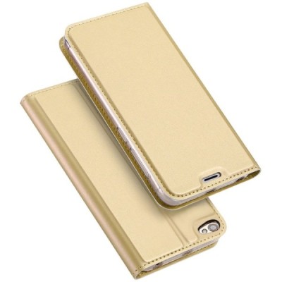 Xiaomi Redmi Note 5A (Y1) „Dux Ducis“ Skin sērijas zelta ādas atvērams maciņš / Vacins.lv