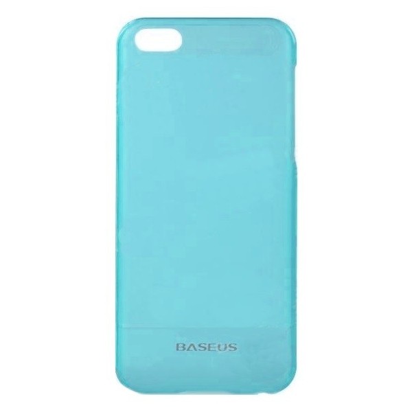 „Baseus“ plastikinis dėklas - mėlynas + apsauginė ekrano plėvelė (iPhone 5C)