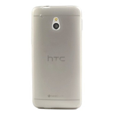 HTC One mini baltas silikoninis dėklas / Priedai.lt