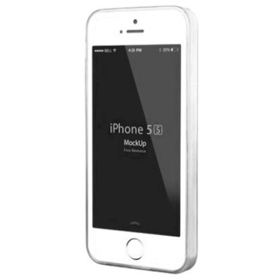 Apple iPhone SE (5, 5s) Leiers skaidrus pilkas kieto silikono TPU ploniausias pasaulyje dėklas / Priedai.lt