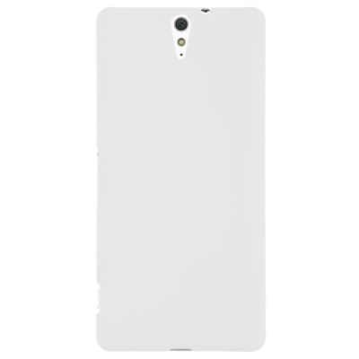 Sony Xperia C5 Ultra cieta silikona (TPU) balts apvalks / vacins.lv